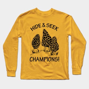 Morel Mushrooms Long Sleeve T-Shirt